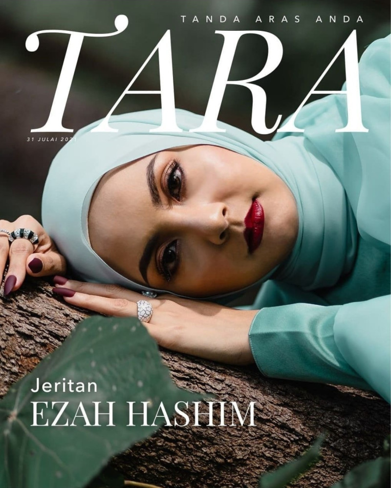 Ezah Hashim featured on the Tara Malaysia cover from July 2021