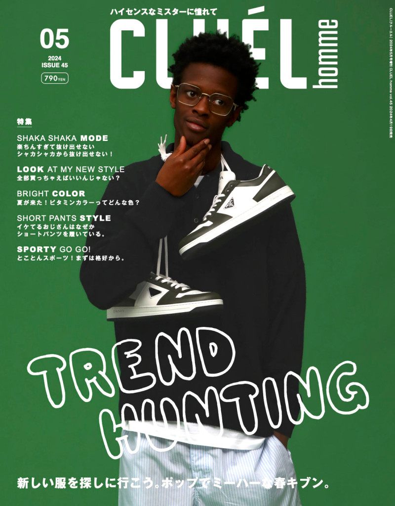 Yacine Keita featured on the Cluel Homme cover from May 2024