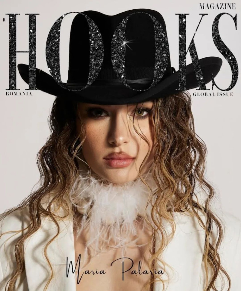 Maria Palaria featured on the Hooks Magazine Romania cover from March 2024