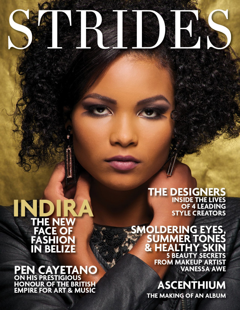 Indira Rubie Andrewin featured on the Strides cover from May 2013