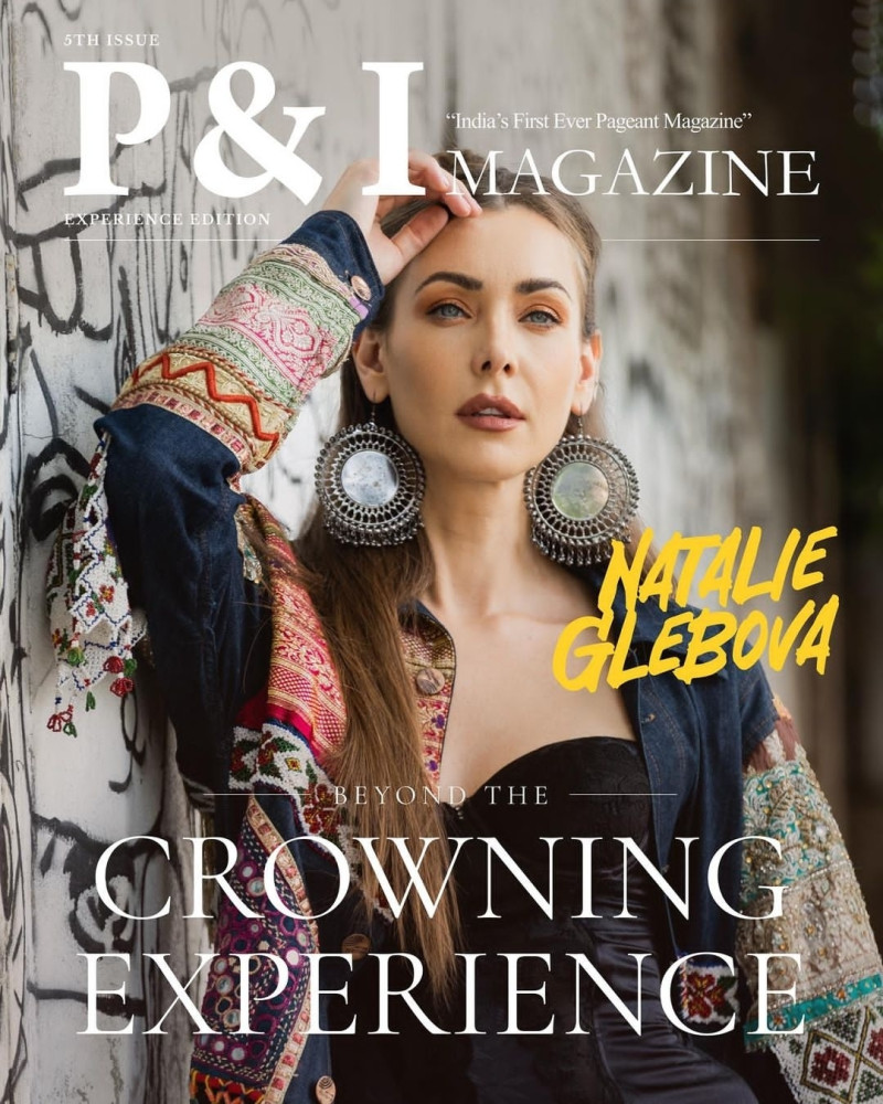 Natalie Glebova featured on the P&I Magazine cover from November 2023