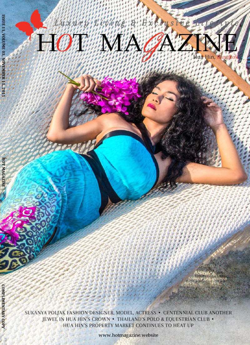 Sukanya Poljak featured on the Hot Magazine cover from November 2015