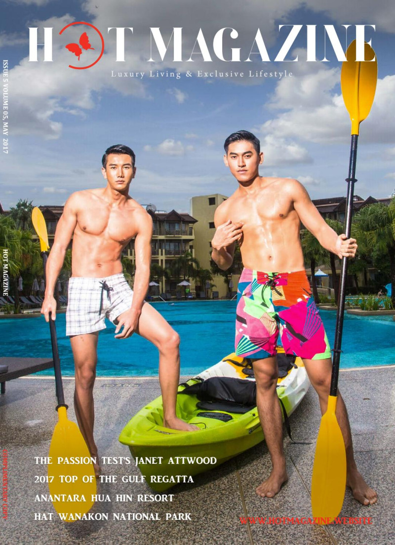 Narapat Sakulsong, Suphachok Taweechot featured on the Hot Magazine cover from May 2017