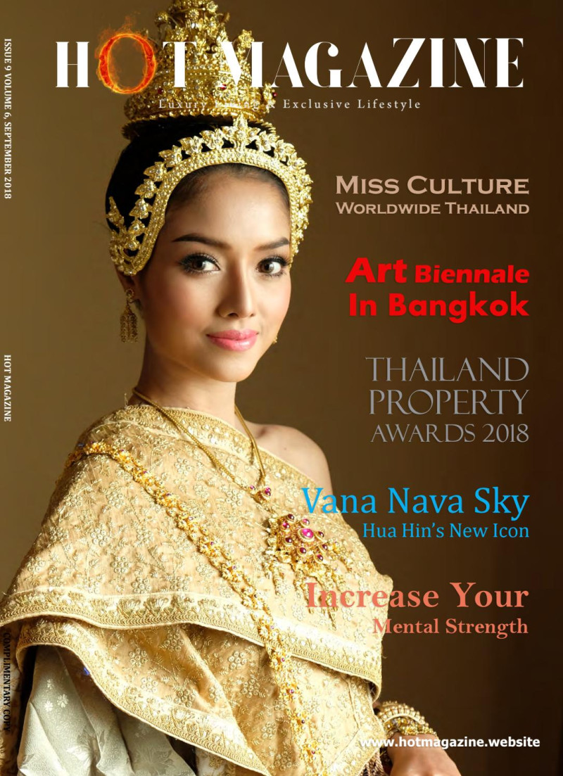 Vranuch Khowinsud featured on the Hot Magazine cover from September 2018