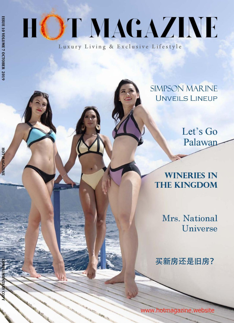  featured on the Hot Magazine cover from October 2019