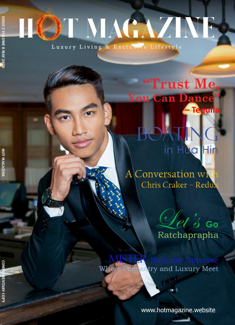 Vikash Usham featured on the Hot Magazine cover from May 2020