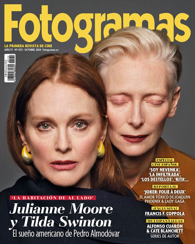 Julianne Moore, Tilda Swinton featured on the Fotogramas cover from October 2024