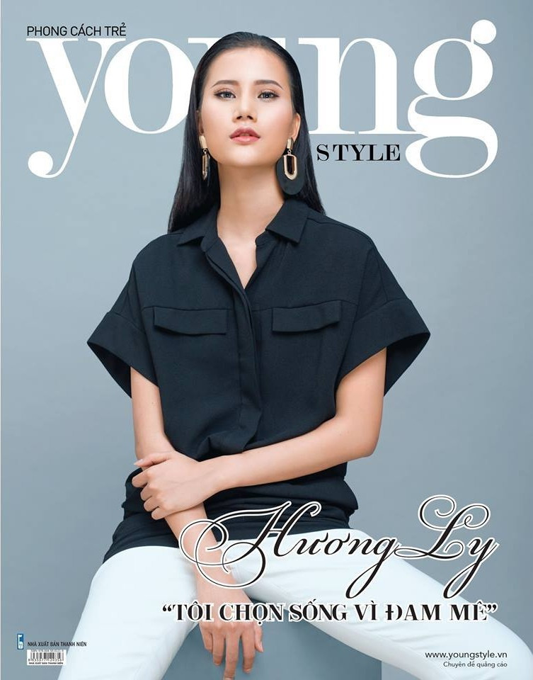 Huong Ly featured on the Young Style cover from November 2016