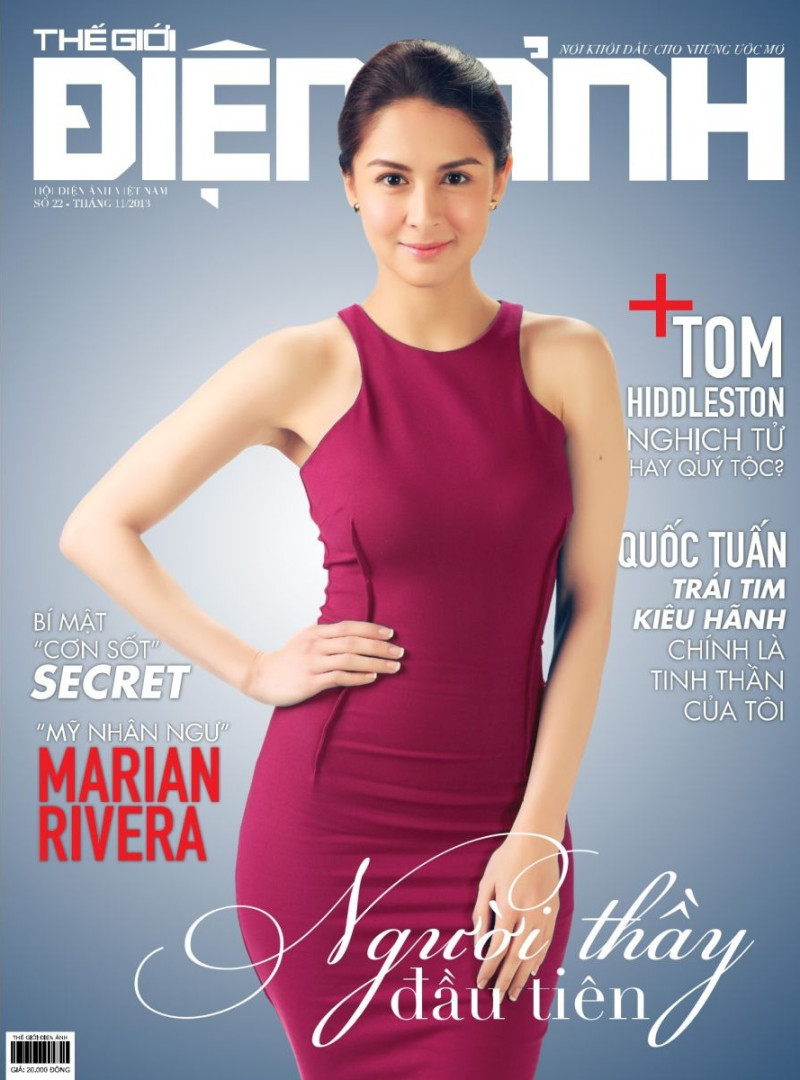 Marian Rivera featured on the The Gioi Dien Anh cover from November 2013