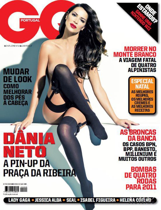 Dania Neto featured on the GQ Portugal cover from December 2010