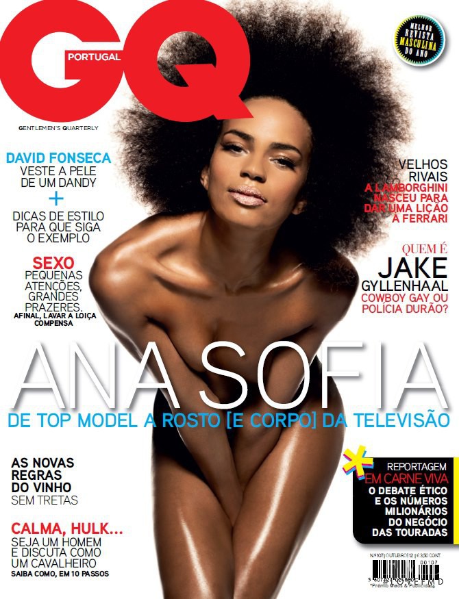 Ana Sofia Martins featured on the GQ Portugal cover from October 2012