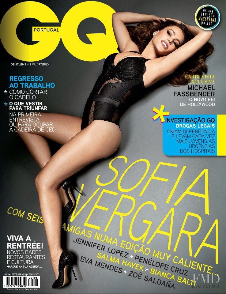 Sofia Vergara featured on the GQ Portugal cover from September 2012