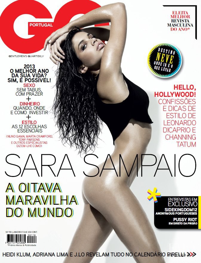 Sara Sampaio featured on the GQ Portugal cover from January 2013