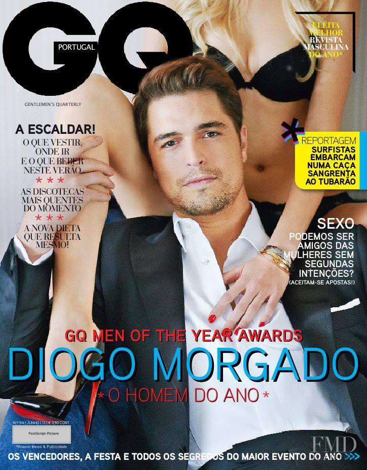 Diogo Morgado featured on the GQ Portugal cover from June 2013