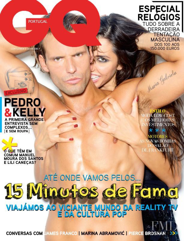 Pedro Guedes, Kelly Baron featured on the GQ Portugal cover from October 2013