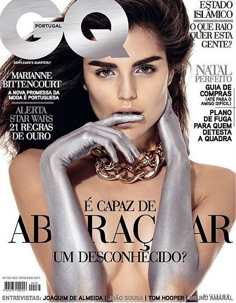 Marianne Bittencourt featured on the GQ Portugal cover from December 2015