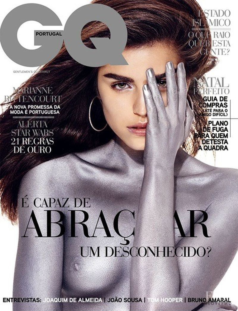 Marianne Bittencourt featured on the GQ Portugal cover from December 2015