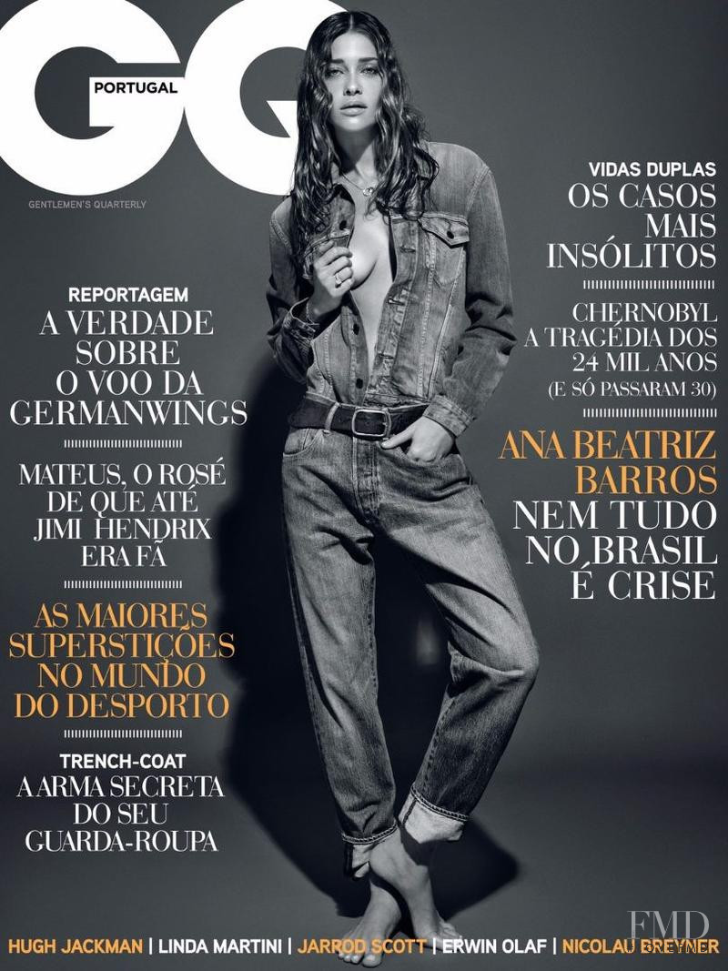 Ana Beatriz Barros featured on the GQ Portugal cover from April 2016