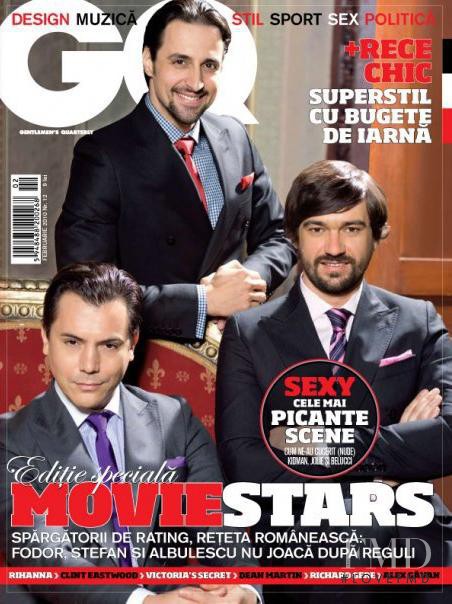  featured on the GQ Romania cover from February 2010