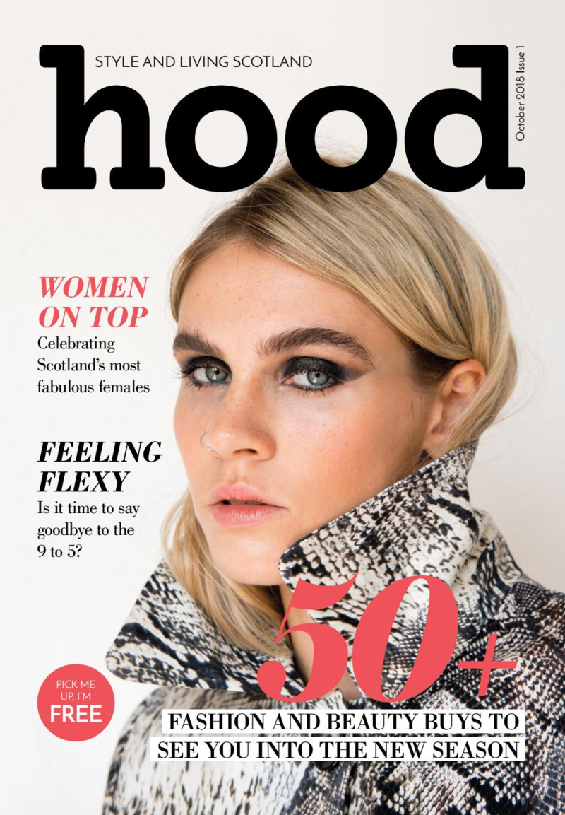 Florence Millar featured on the Hood cover from October 2018