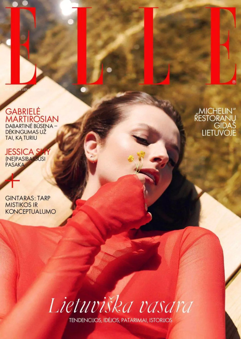  featured on the Elle Lithuania cover from July 2024