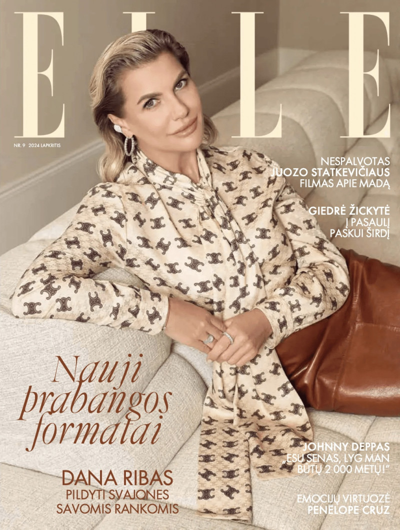  featured on the Elle Lithuania cover from November 2024