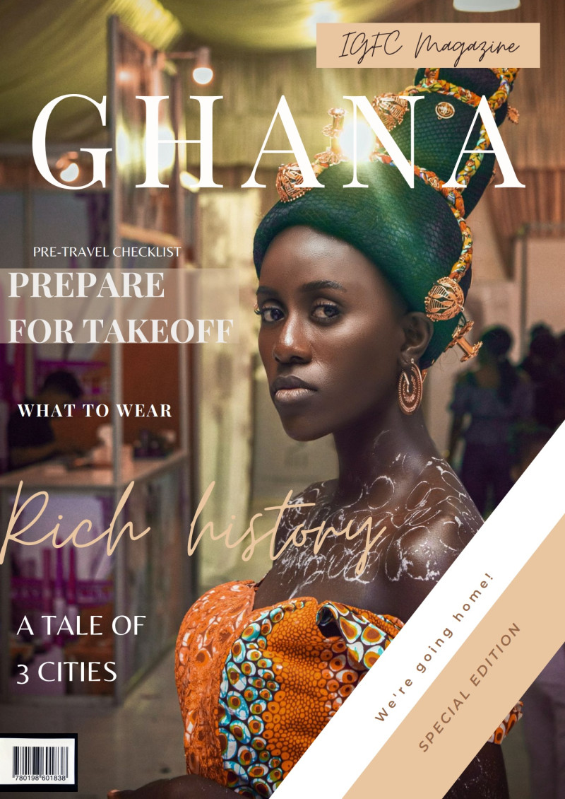  featured on the Ghana IGIC Magazine cover from July 2022