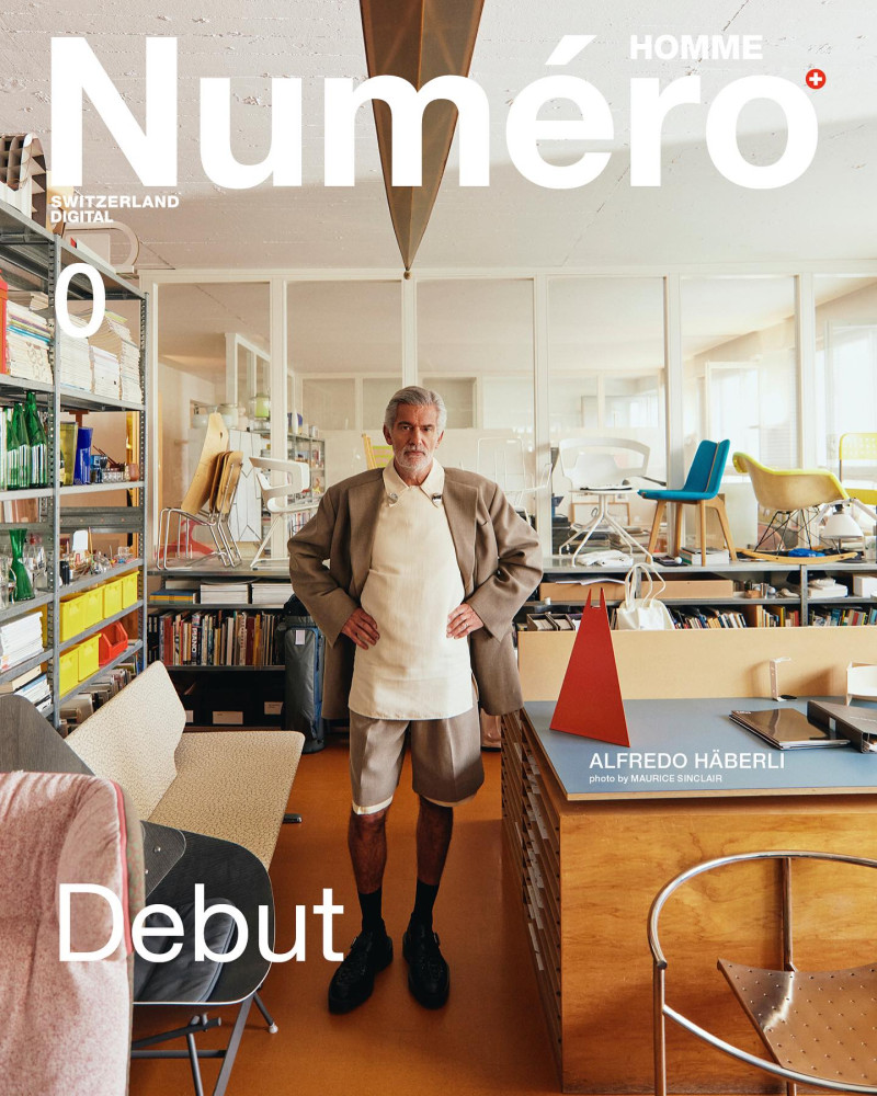 Alfredo Haeberli featured on the Numéro Homme Switzerland cover from June 2024