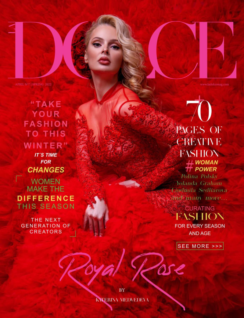 Yana Weiman featured on the La Dolce Spain cover from April 2022