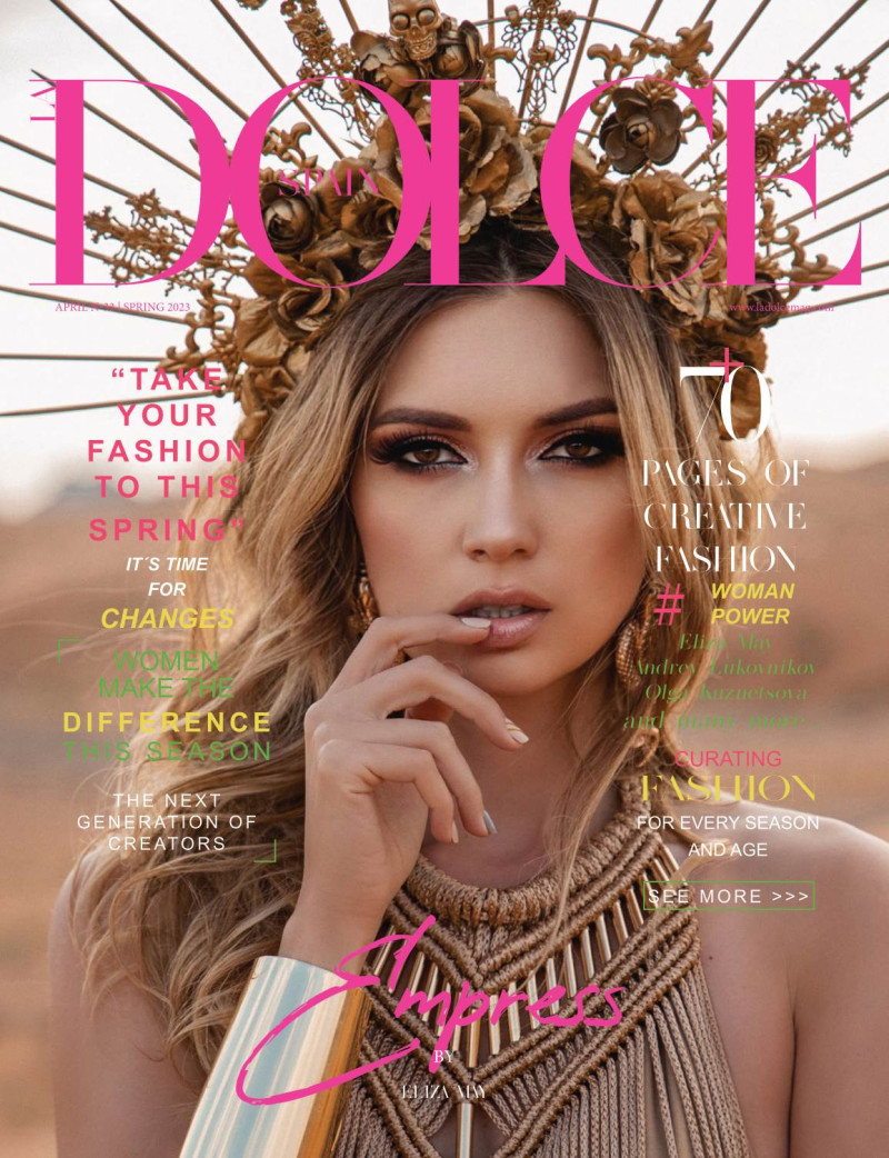 Eliza May featured on the La Dolce Spain cover from April 2023