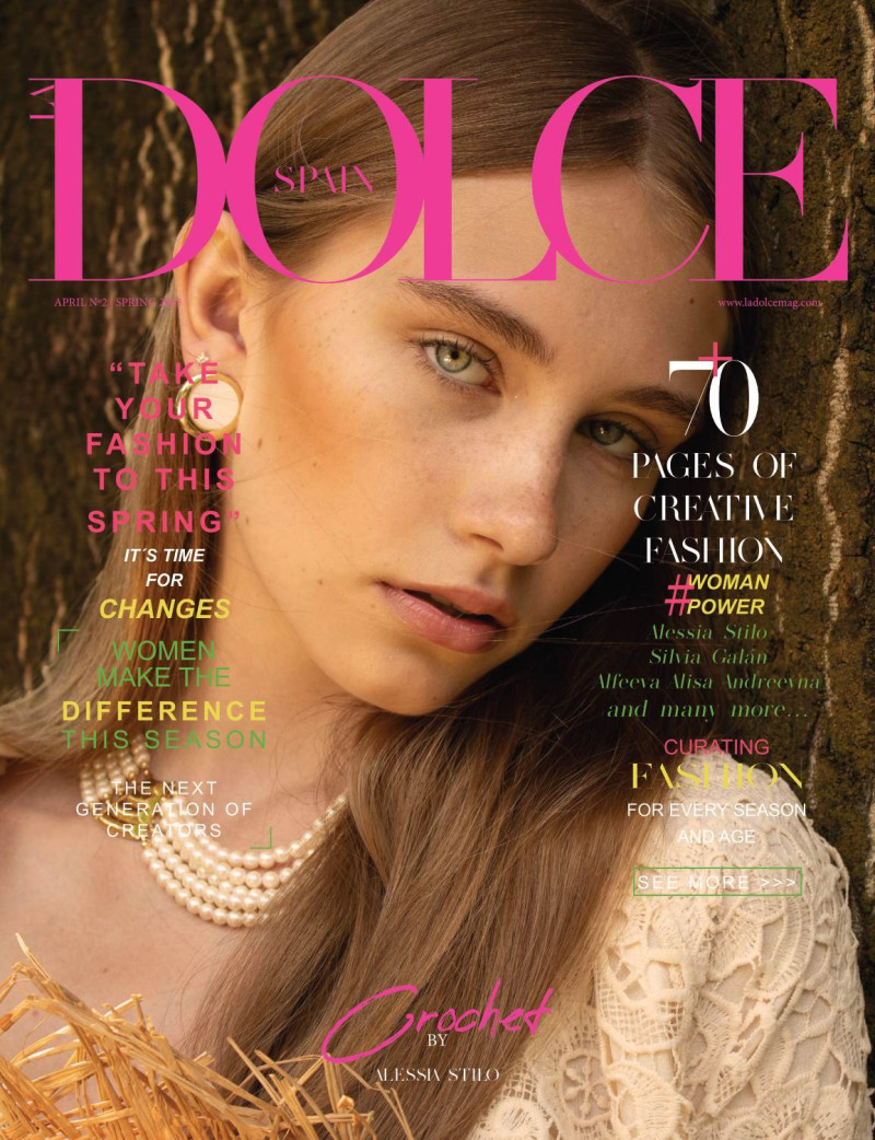 Olga Grechnaya featured on the La Dolce Spain cover from April 2023