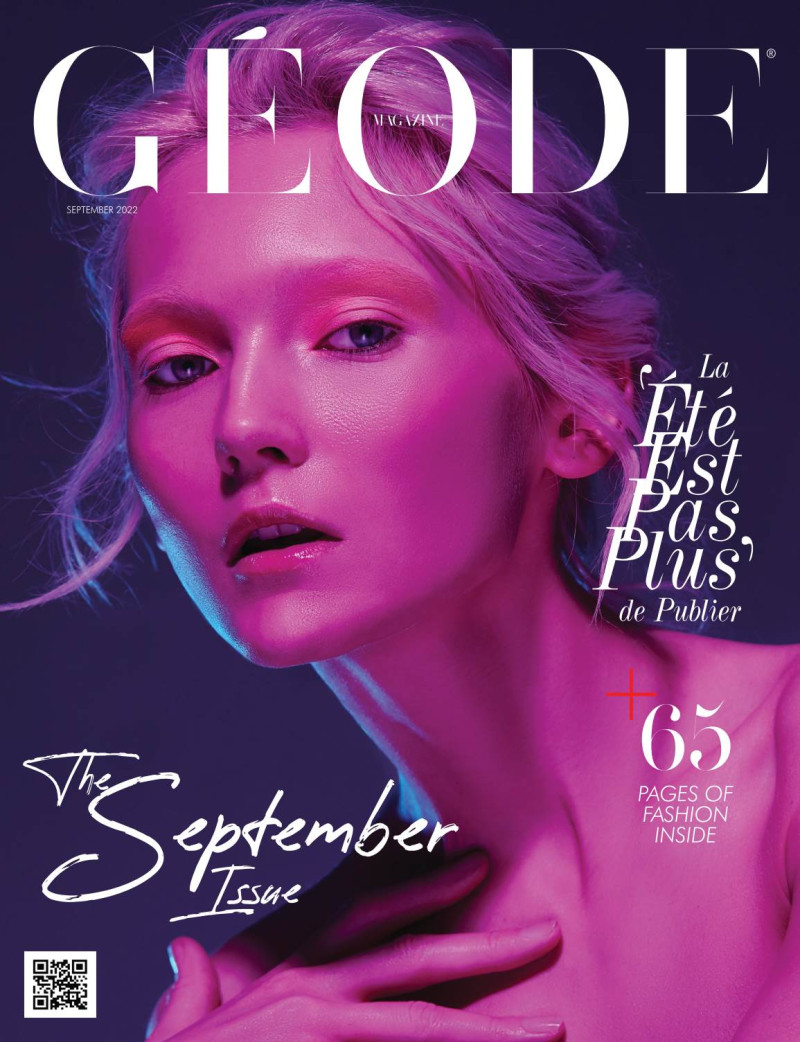  featured on the Géode Magazine cover from September 2022