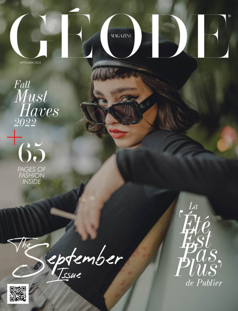  featured on the Géode Magazine cover from September 2022