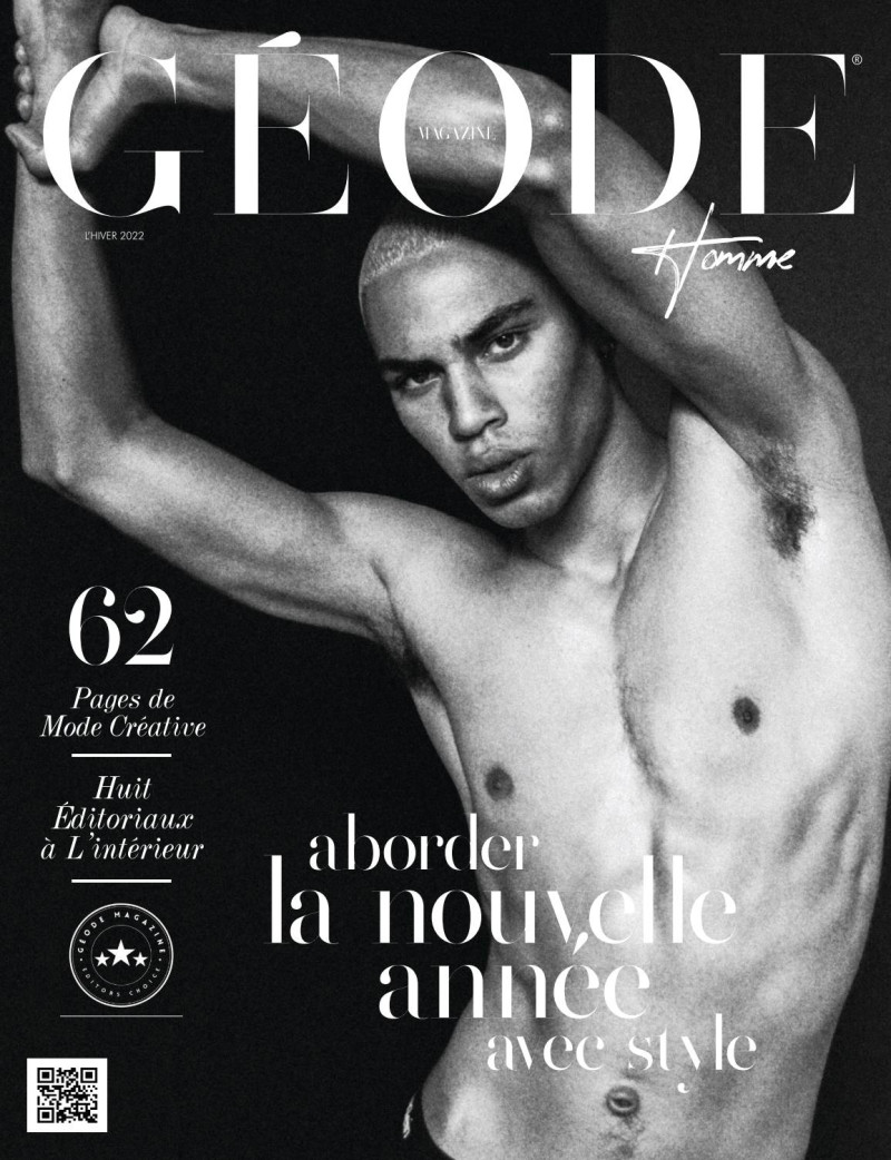  featured on the Géode Homme Magazine cover from December 2022