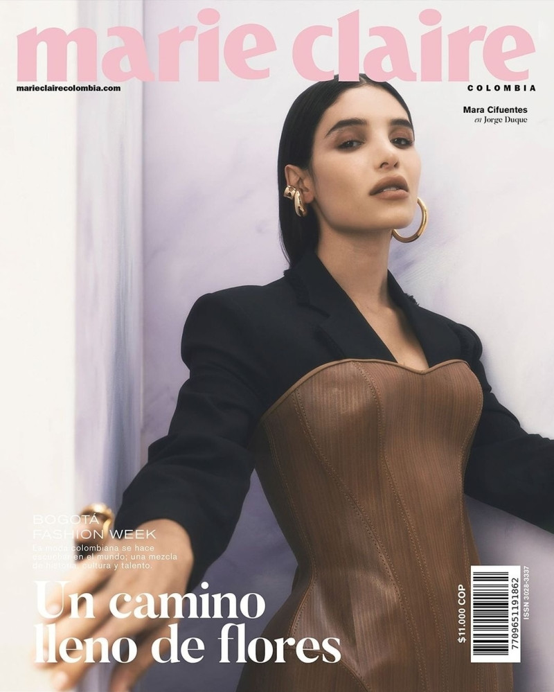 Mara Cifuentes featured on the Marie Claire Colombia cover from June 2024