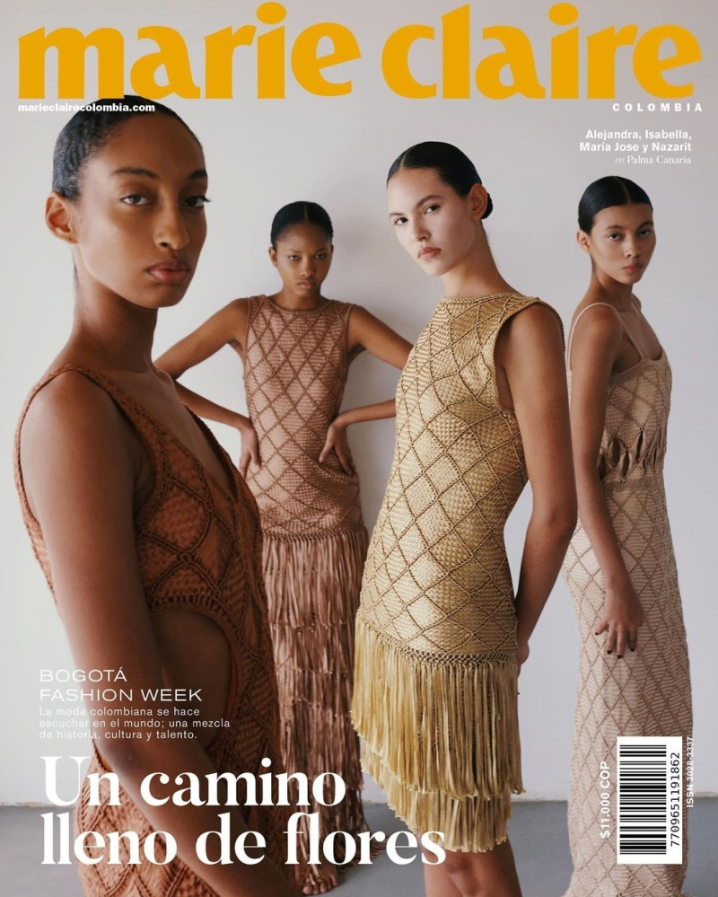 Alejandra Diaz, Isabella Barrios, Maria Jose Charria featured on the Marie Claire Colombia cover from June 2024