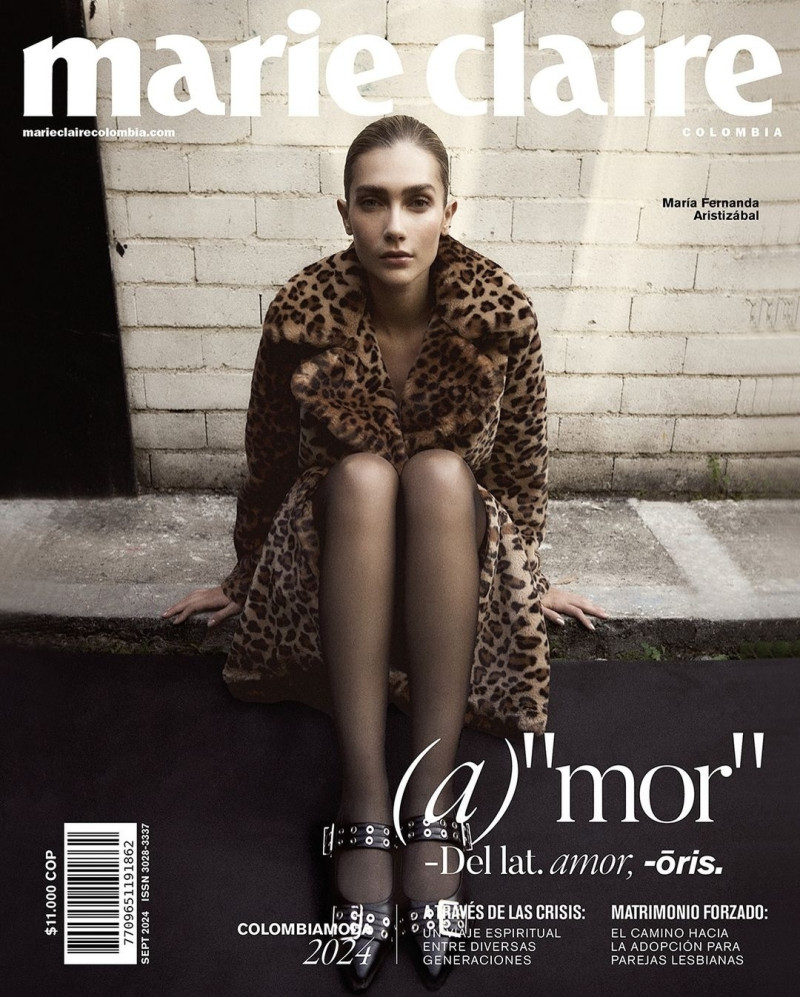 Maria Fernanda Aristizabal featured on the Marie Claire Colombia cover from September 2024