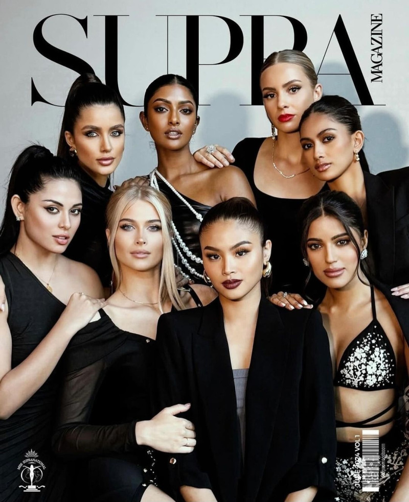 Isadora Murta, Bryoni Natalie Govender, Aleksandra Hannusaari, Alethea Ambrosio, Towhida Tusnim, Andreea Ioana Stan, Yuki Sonoda, Sonal Kukreja featured on the Supra Magazine cover from June 2024