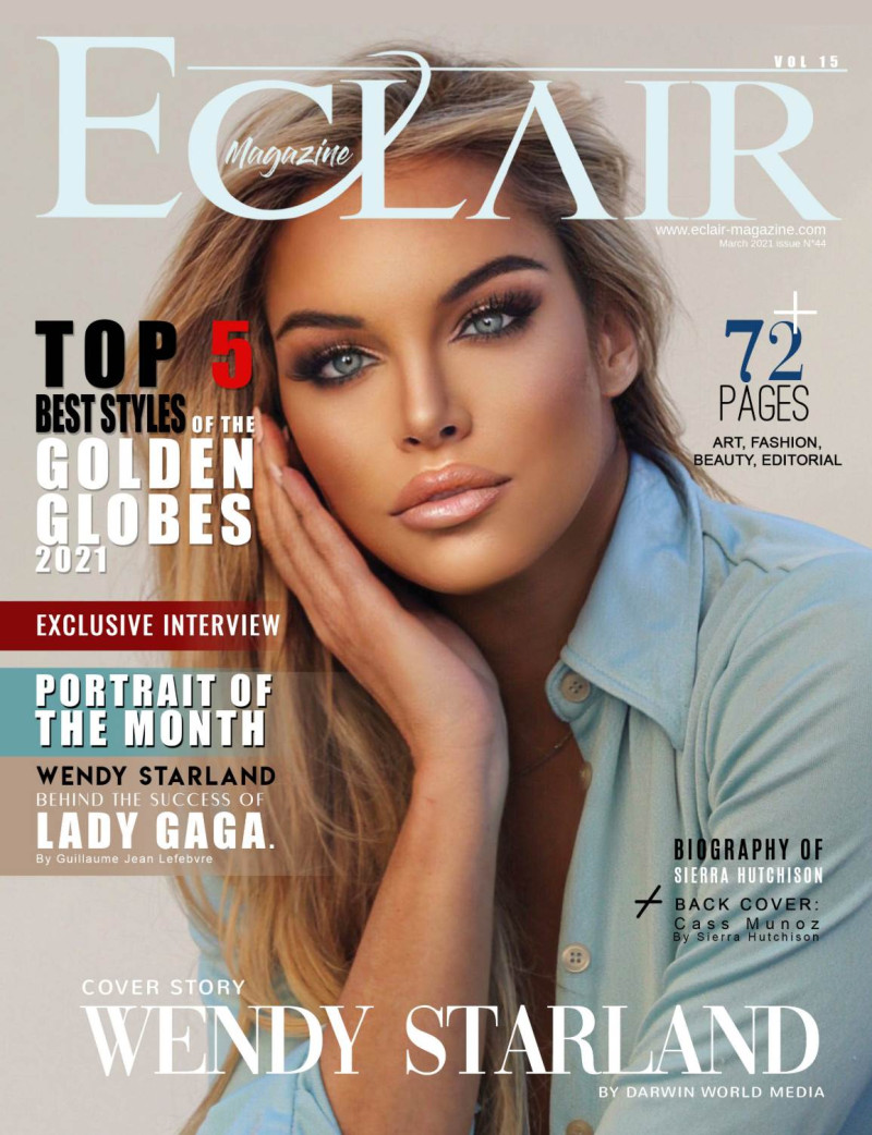 Wendy Starland featured on the Eclair Magazine cover from March 2021