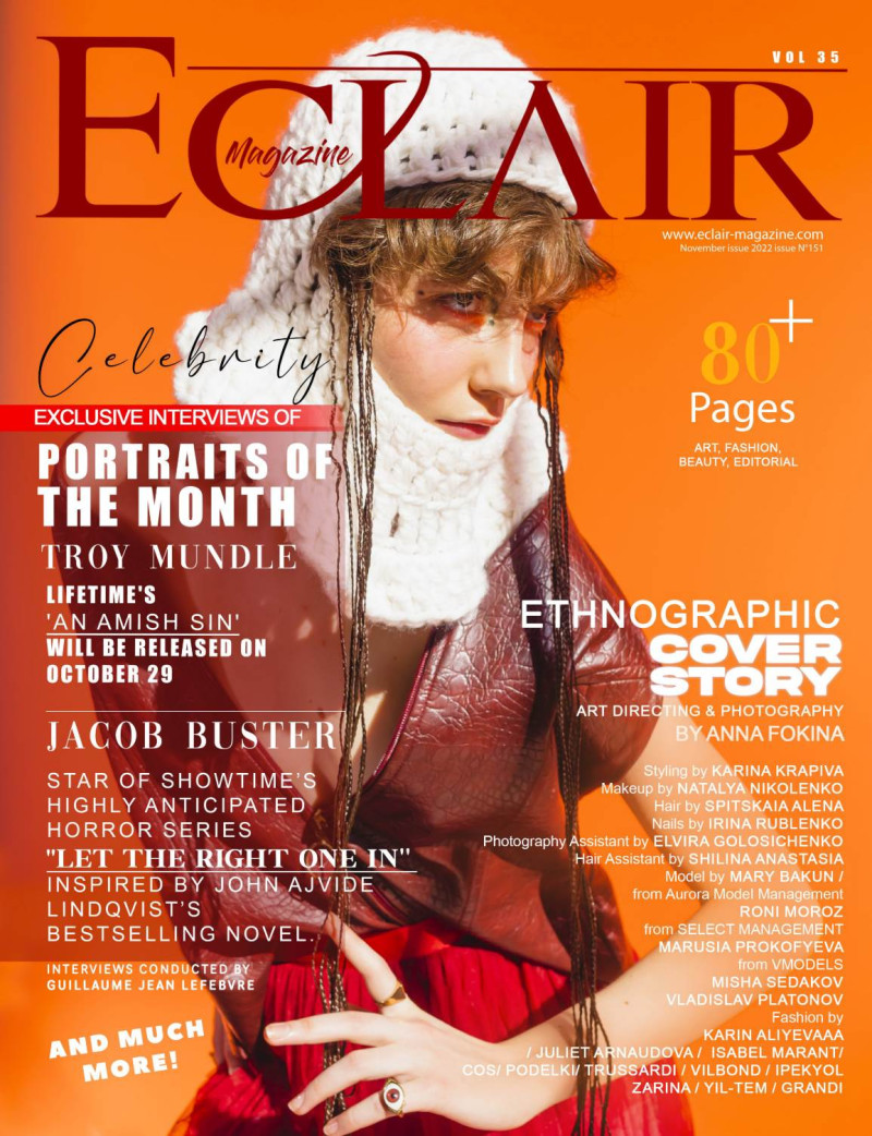  featured on the Eclair Magazine cover from November 2022