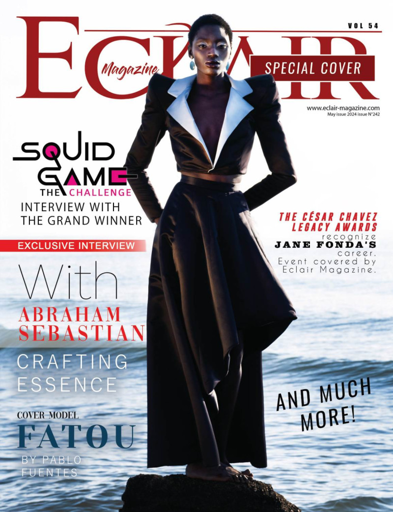 Fatou featured on the Eclair Magazine cover from May 2024