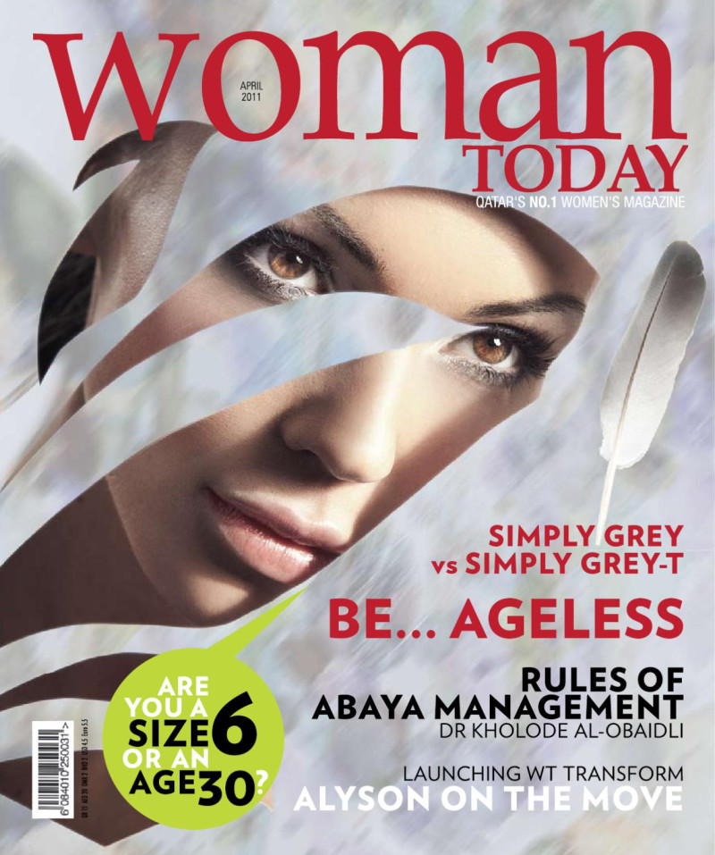  featured on the Woman Today Qatar cover from April 2011