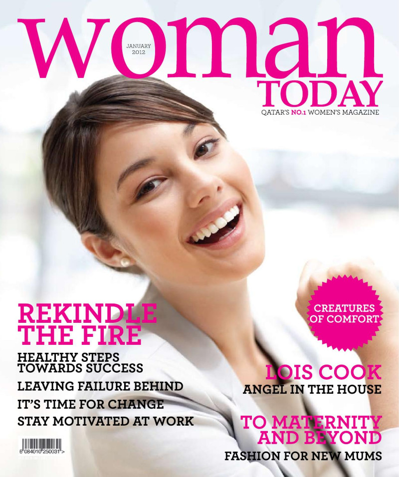  featured on the Woman Today Qatar cover from January 2012