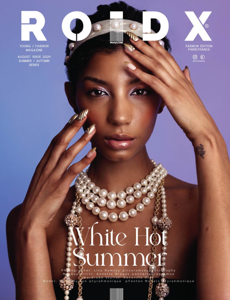 Tyrah Burton featured on the Roidx cover from July 2024