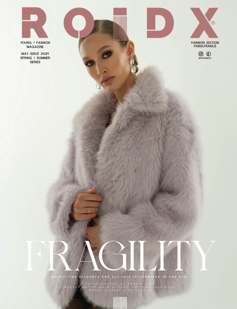 Karina Stavitskaya featured on the Roidx cover from May 2024