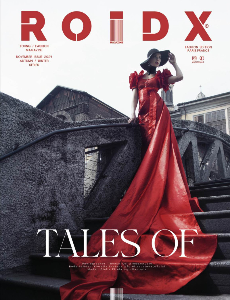 Giulia Pirola featured on the Roidx cover from November 2024
