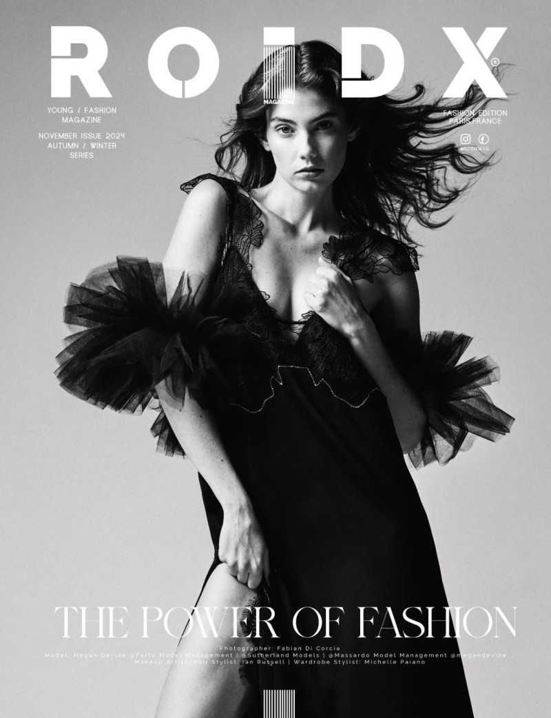 Megan Devine featured on the Roidx cover from November 2024
