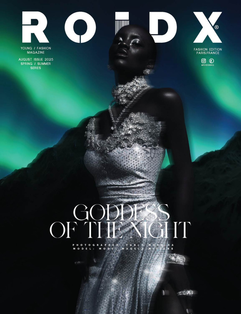 Magela Mitjans featured on the Roidx cover from August 2025
