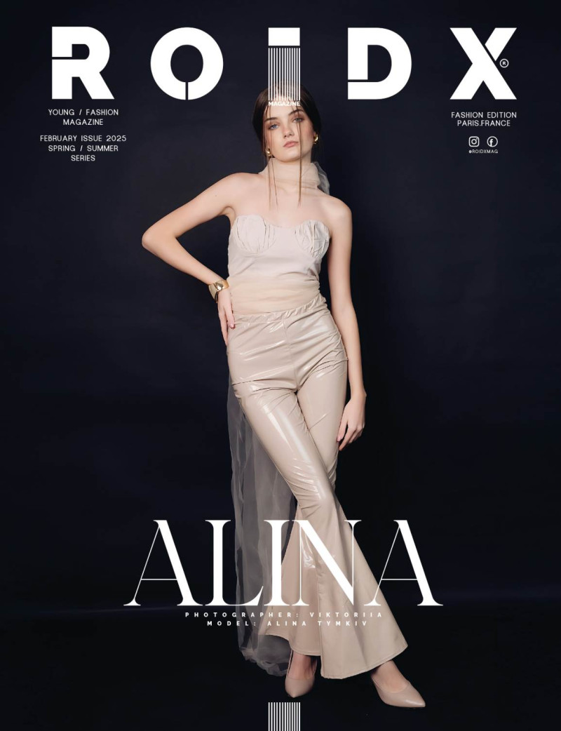 Alina Tymkiv featured on the Roidx cover from February 2025