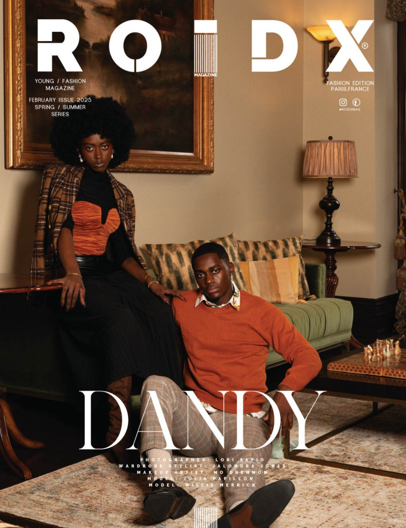 Julia Papillon, Willie Merrick featured on the Roidx cover from February 2025